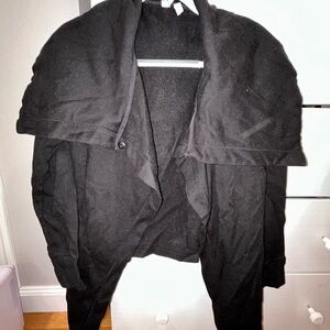 Black Open Front Jacket